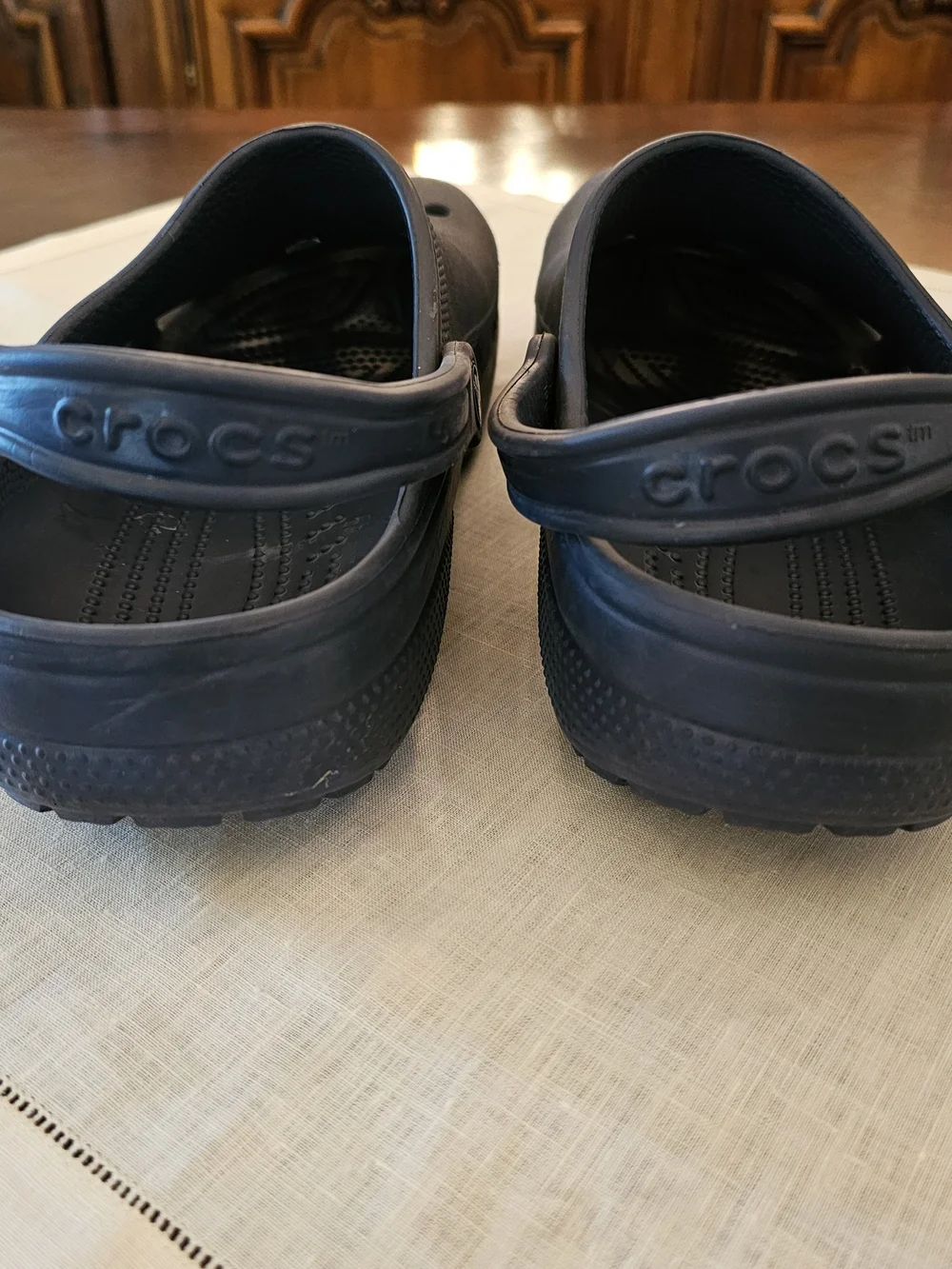 Crocs Classic Clog Navy Blue Mens Size 11 Womens 13 Slip On Water Shoes Mule
